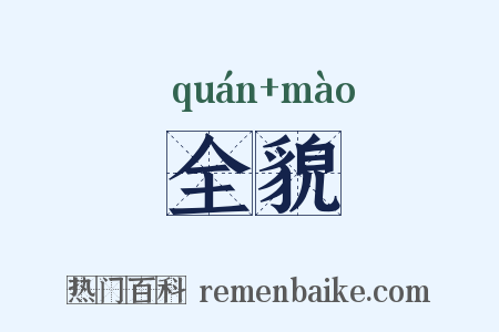 全貌是什么意思的图片